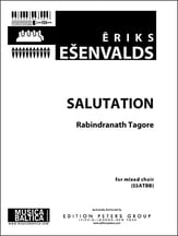 Salutation SSATBB choral sheet music cover